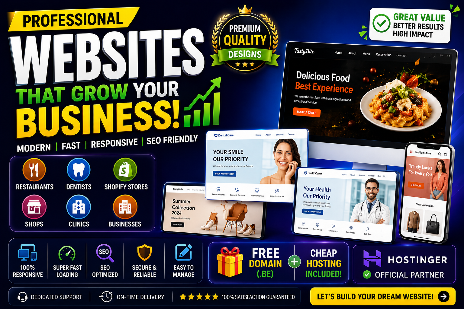 Professional websites gig thumbnail
